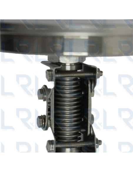 Termómetro Escualizable 5" Acero Inoxidable Conexión Trasera 1/2" NPT