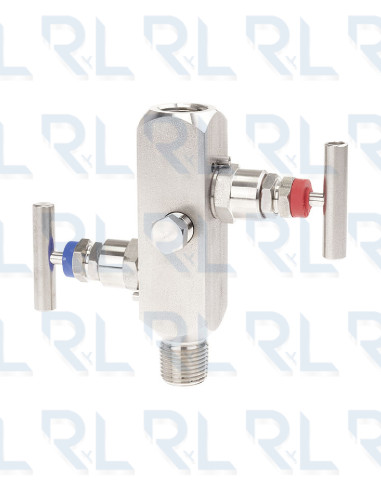 Válvula de bloqueo y purga