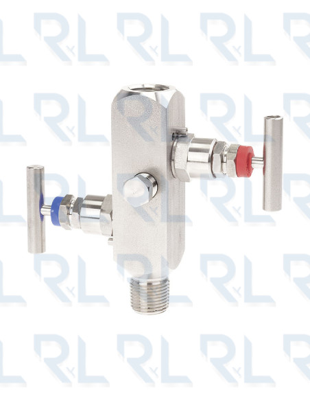 Válvula de bloqueo y purga