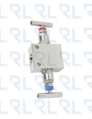 Válvula de bloqueo y purga