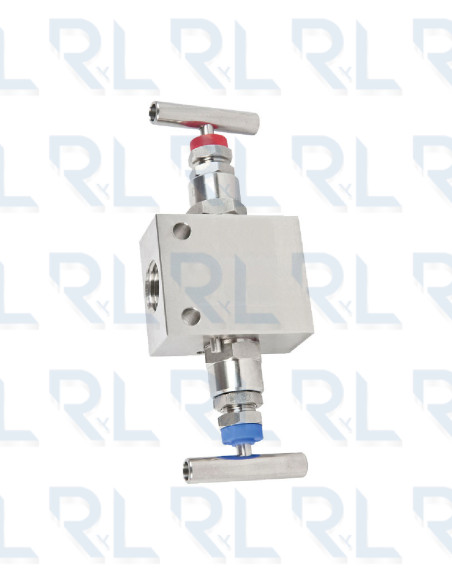 Válvula de bloqueo y purga