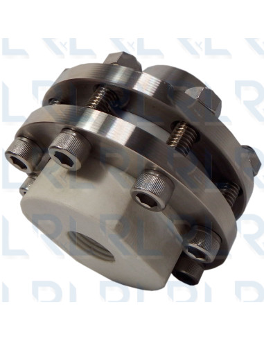 Sello Separador Diafragma en Acero Inoxidable -...