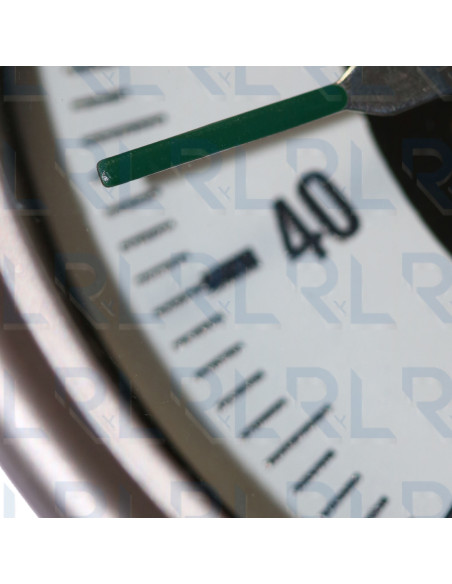 Termómetro Contactos Eléctricos Total Acero Inoxidable, Caratula 4" x Bulbo 4", Conexión Vertical 1/2" NPT