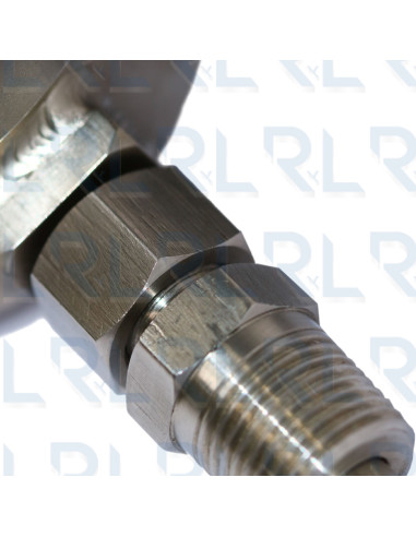 Termómetro Contactos Eléctricos Total Acero...