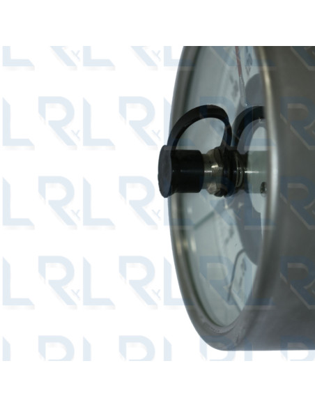 Termómetro Contactos Eléctricos Total Acero Inoxidable, Caratula 4" x Bulbo 4", Conexión Vertical 1/2" NPT