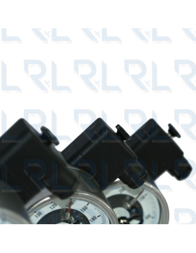 Termómetro Contactos Eléctricos Total Acero...