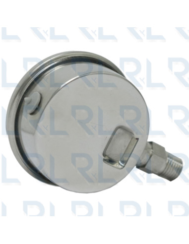 Manovacuómetro Total Acero Inoxidable 2.5"...