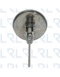 Termómetro Escualizable 3" Acero Inoxidable Conexión Trasera 1/2" NPT 2
