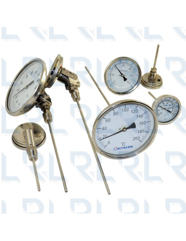 Termómetro Escualizable 3" Acero Inoxidable...