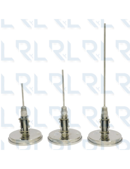 Termómetro Escualizable 3" Acero Inoxidable Conexión Trasera 1/2" NPT