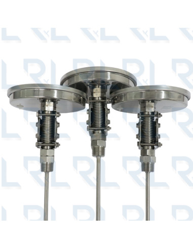 Termómetro Escualizable 3" Acero Inoxidable...