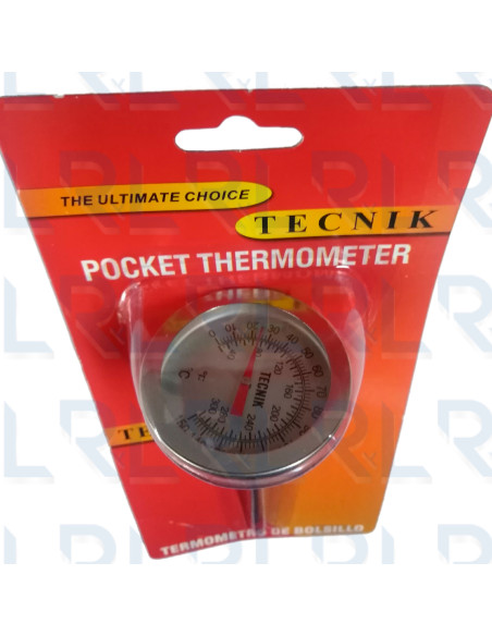 Termómetro de Bolsillo Tipo Punzón Caratula 2" x Bulbo 5"