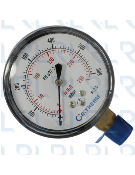 Manómetro Caja Negra 2.5"