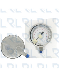 Manómetro Patrón Total Acero Inoxidable 6" 2