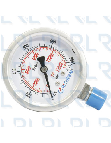 Manómetro Total Acero Inoxidable 2.5" Conexión...