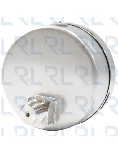 Manómetro Total Acero Inoxidable 4" Conexión...