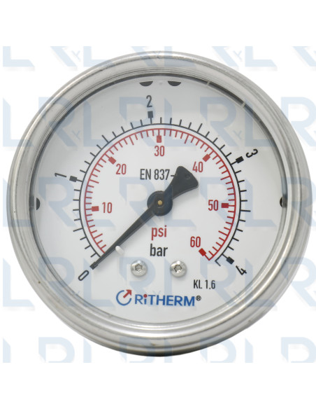 Manómetro Caja Acero Inoxidable 2.5"
