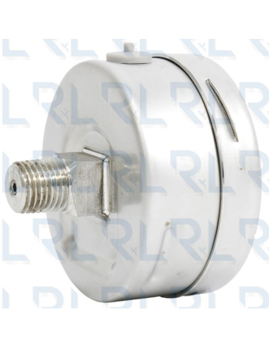 Manómetro Total Acero Inoxidable 2.5" Conexión...