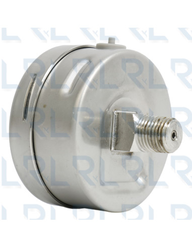 Manómetro Total Acero Inoxidable 2.5" Conexión...