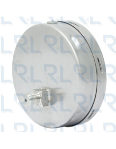 Manómetro Total Acero Inoxidable 6" Conexión Trasera 1/2" NPT Calibrable 2