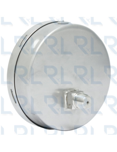 Manómetro Total Acero Inoxidable 6" Conexión...