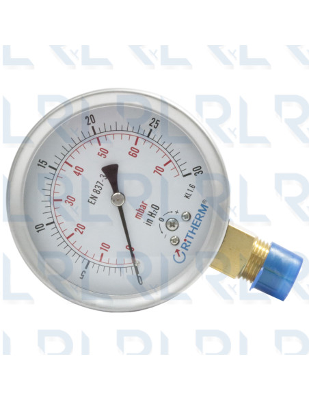 Manómetro Caja Acero Inoxidable 4"