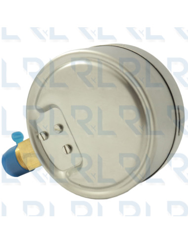  Conexión Vertical 1/2" NPT en Bronce (Pulgadas de Agua)