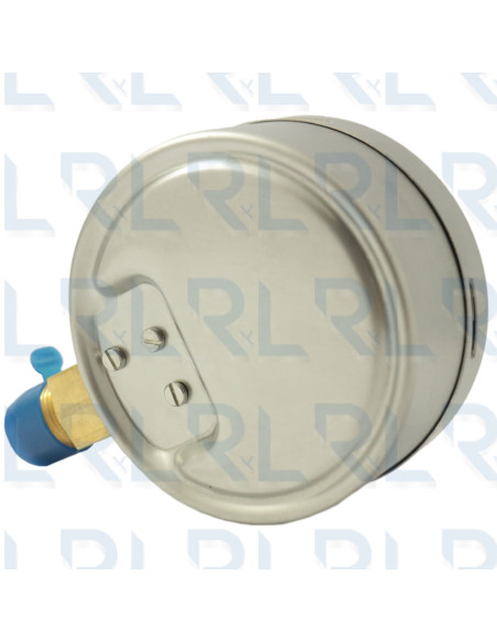  Conexión Vertical 1/2" NPT en Bronce (Pulgadas de Agua)