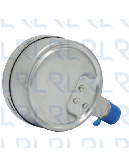 Manómetro Total Acero Inoxidable 4", Conexión Vertical 1/2" NPT (Pulgadas de Agua)