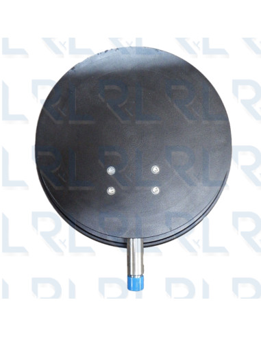 Manómetro Caja Aluminio 10", Conexión Vertical...