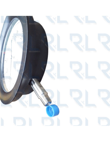 Manómetro Caja Aluminio 10", Conexión Vertical...