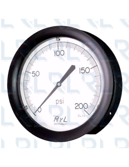 Manómetro Caja Aluminio 10"