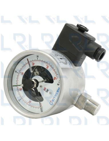 Manómetro Contactos Eléctricos Total Acero...