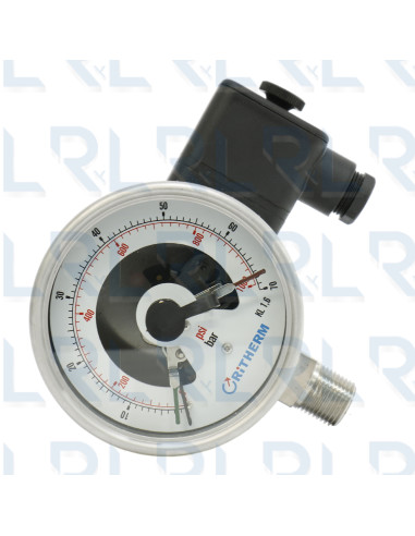 Manómetro Contactos Eléctricos Total Acero...