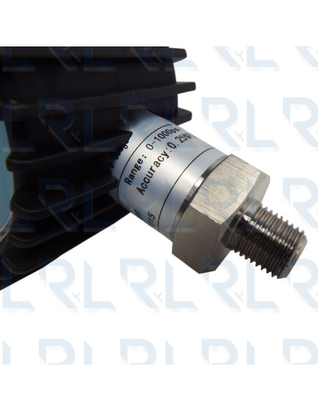 Manómetro Digital Totalmente en Acero Inoxidable 3", Conexión Vertical 1/4" NPT