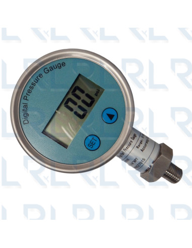Manómetro Digital Totalmente en Acero...