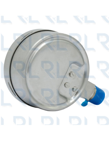 Vacuómetro Total Acero Inoxidable 4", Conexión...