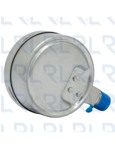 Vacuómetro Total Acero Inoxidable 4", Conexión Vertical 1/2" NPT (Pulgadas de Agua)