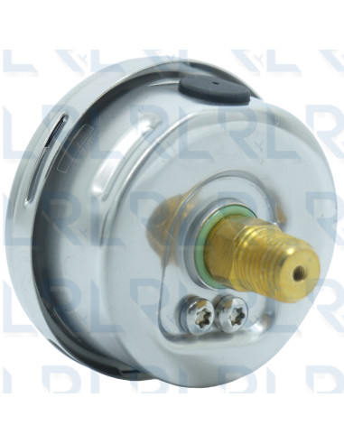 Vacuómetro Caja Acero Inoxidable 2.5", Conexión...