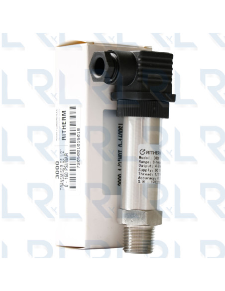 Transmisor de Vacío Tipo Tabaco, Conexión 1/2" NPT en Acero Inoxidable