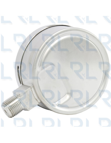 Manovacuómetro Total Acero Inoxidable 2.5"...