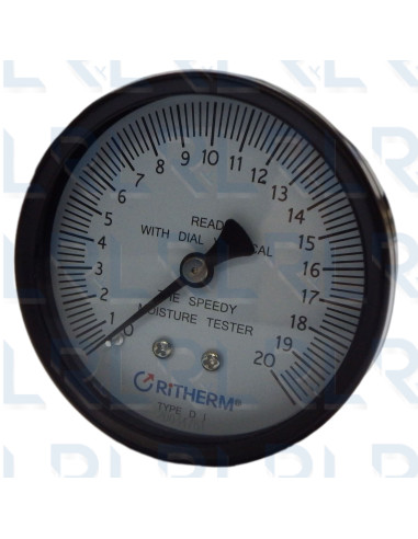 Manómetro Humedómetro Caja Negra 2.5”, Conexión...